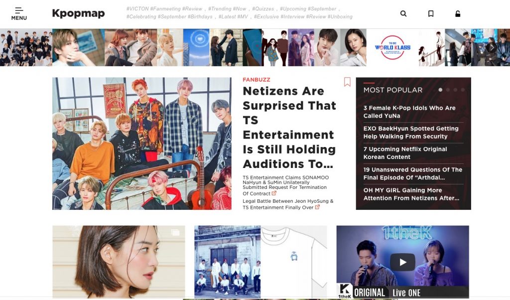 kpopmap K-Pop News Sites