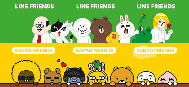 Line Friends vs Kakao Friends