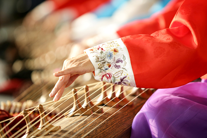 Traditional Korean Instrument and Clothing