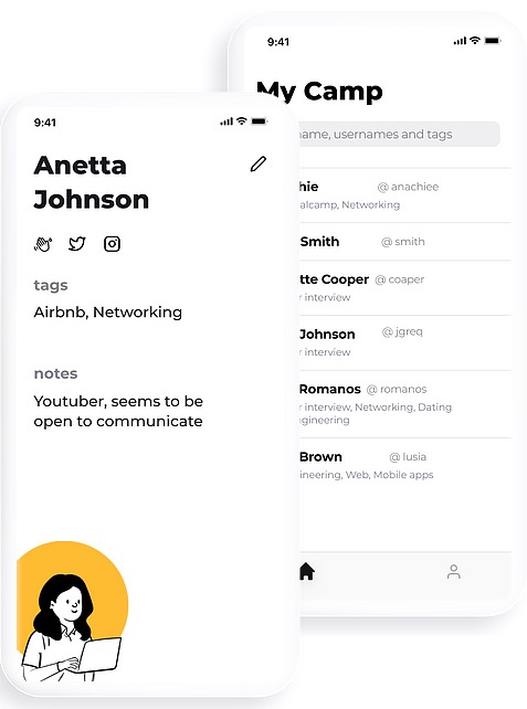 Social Camp App